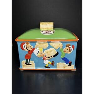 Kellogg’s Rice Krispies Cookie Jar Snap Crackel Pop--- 100 Year Anniversary